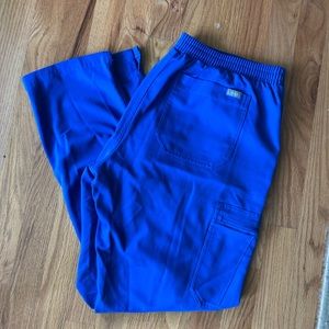 Figs L Scrub Bottom - Skinny Scrub Yola - Royal Blue